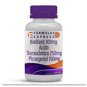 BioBlanc 100mg + Ácido Tranexâmico 250mg + Picnogenol 150mg - 30 cápsulas
