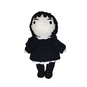 Wandinha Addams Amigurumi  Brilha no Escuro