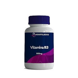 Vitamina B3 (Niacina) 500mg (60 Cápsulas)