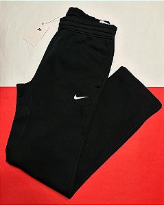 Calça Nike Swoosh Corte Reto em Moletom