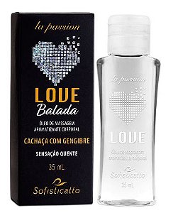 Óleo Love Balada Cachaça com Gengibre