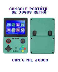 Console portátil de jogos retrôs com 6000 games –  Oásis OIH-5911