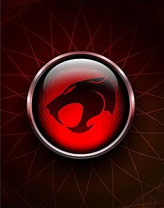 Quadro Gamer de metal para decoração - Thundercats - 30x40cm