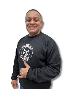 Moletom preto FIREWOLF