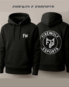 Moletom preto FIREWOLF