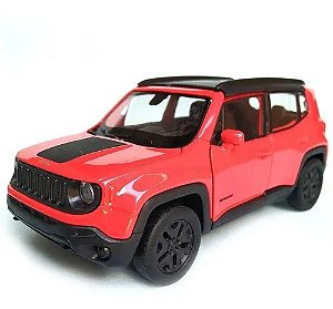 Jeep Renegade Trailhawk 2017 Vermelho Welly  1/34