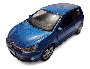 Miniatura Carro Volkswagen Golf Gti Rmz City Azul 1/38