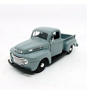 Miniatura De Carro Ford F1 Pick Up 1948 Cinza 1:25 Maisto