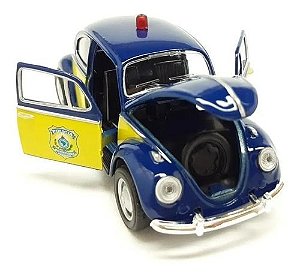 Miniatura Fusca 1967 Polícia Rodoviaria Federal 13cm 1:32