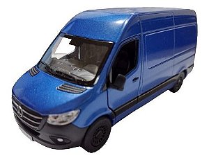 Miniatura Mercedes-benz Sprinter Azul 1:48 Kinsmart