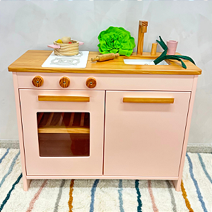 Mini Cozinha Infantil Pocket - Rosa