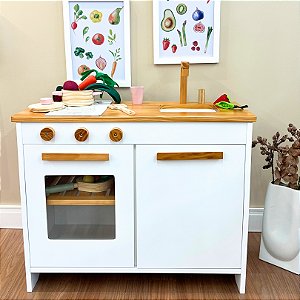 Mini Cozinha Infantil Pocket - Branco