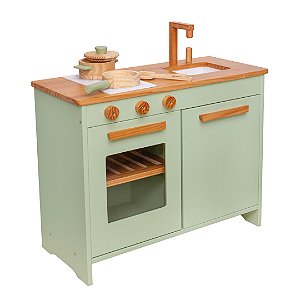 Mini Cozinha Infantil Pocket - Verde Oliva