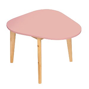 Mesa Infantil Orgânica - Rosa Blush