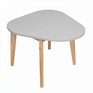 Mesa Infantil Orgânica - Cinza Greige