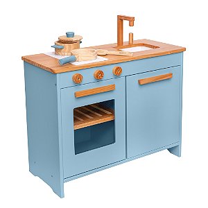 Mini Cozinha Infantil Pocket - Azul