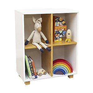 Estante Montessori Nichos - Branco