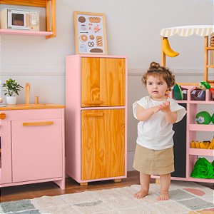Geladeira Infantil Pocket - Rosa Blush