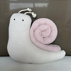 Enfeite de Pano Caracol Rosa