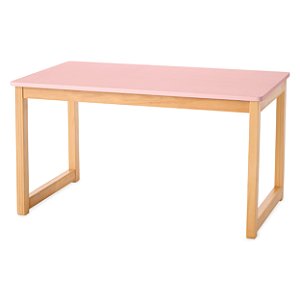 Mesa Retangular Infantil Bento - Rosa Blush
