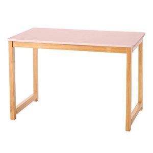 Mesa Retangular Juvenil Luna - Rosa