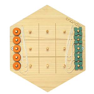 Brinquedo Painel Sensorial Colmeia - Jogo da Velha