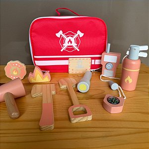Brinquedo Kit Maleta Bombeiro