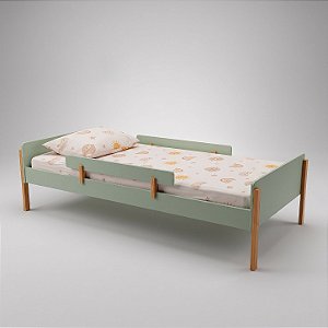 Cama Montessoriana Evolutiva Verde Oliva - Nina