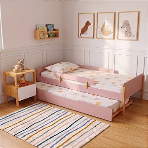 Bicama Infantil Rosa Blush - Nina