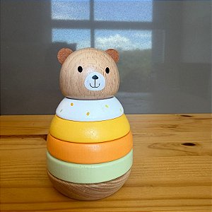 Brinquedo Torre de Encaixe Urso