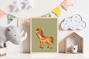 Quadro Infantil Cavalo