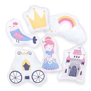 Kit de Almofadas Infantis Princesa