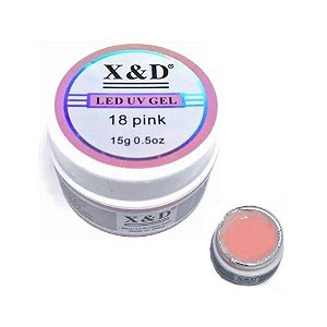 GEL UV/ LED X&D 18 PINK 15G