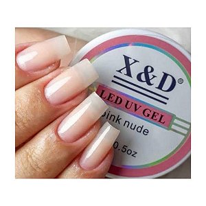 Gel uv/led X&D pink nude 15g