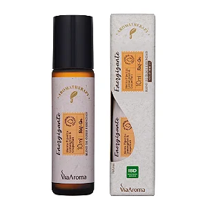 Roll-On Blend Óleos Essenciais Energizante Via Aroma - 10ml