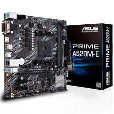 Placa-Mãe Asus Prime A520M-E, AMD AM4, mATX, DDR4-DRH29RGS6PRIME A520M-E- DRH29RGS6