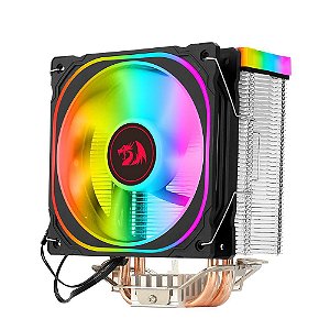 Cooler Para Processador Intel/amd Redragon Thor 120mm  Fan 4 Heat Pipes Tdp 130w-