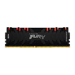 Memória RAM Kingston Fury Renegade, RGB, 8GB, 3200MHz, DDR4, CL16, Preto - 54P3J47PP
