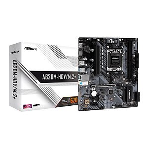 PLACA MAE ASROCK A620M-HDV/M.2+, DDR5, SOCKET AM5, M-ATX, CHIPSET AMD A620- LHVEEUCDF