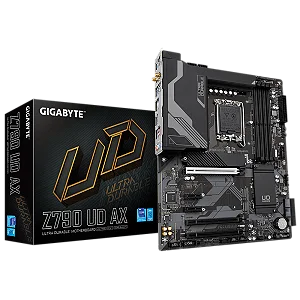 Placa Mãe Gigabyte Z790 UD AX, Wi-Fi, Z790, Intel LGA 1700, ATX, DDR5 - QR494AG7S