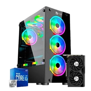 PC Gamer i5 10400f 16gb fonte 500w ssd 480 rx 550 4gb - DTAD9C5MV