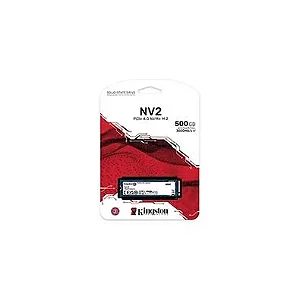 SSD Kingston NV2, 500 GB, M.2 2280, PCIe 4.0 x4, NVMe, Leitura: 3500 MB/s -AUZNQFD6S