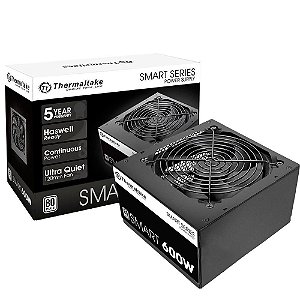 Fonte Thermaltake 600W 80 Plus White Smart Series-7DAMBSXE3