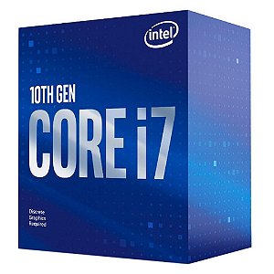Processador Intel Core i7-10700F, Cache 16MB, 2.9GHz 4.8GHz Max Turbo LGA 1200 - KMSNS2745