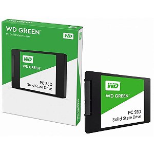 SSD WD Green, 240GB, SATA, Leitura 540MB/s, Gravação 465MB/s - S85HTTWU9