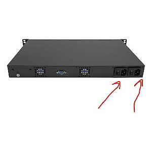 FIREWALL RACK 1U FONTE REDUNDANTE FW-R400 N5105 AES-NI 16GB RAM 256GB MSATA 6 LAN GIGABIT INTEL