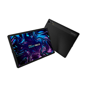Tablet Positivo Vision Tab 10 4GB RAM 128GB Câmera 13MP e 5MP 10,1" HD IPS Android 13 - Preto