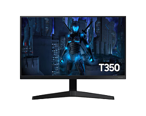Monitor Gamer Samsung 27" FHD,75Hz, HDMI, VGA, Freesync,Preto, Série T350