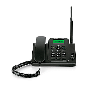 Telefone Fixo aceita CHIP 4G Celular Rural com WiFi Intelbras CFW 9041 vivavoz, SMS