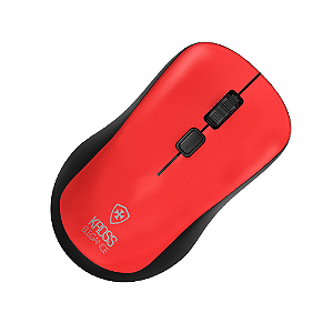 Mouse sem Fio Kross USB 1.600 DPI Vermelho KE-M218 - Kross Elegance